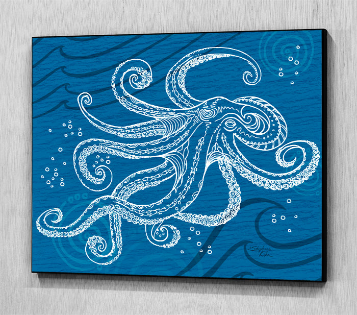 Octopus One Color Wall Art Panel