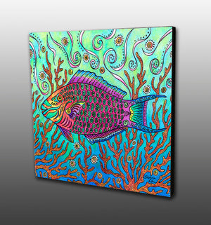 Parrot Fish Magnet