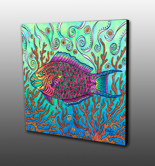 Parrot Fish Magnet