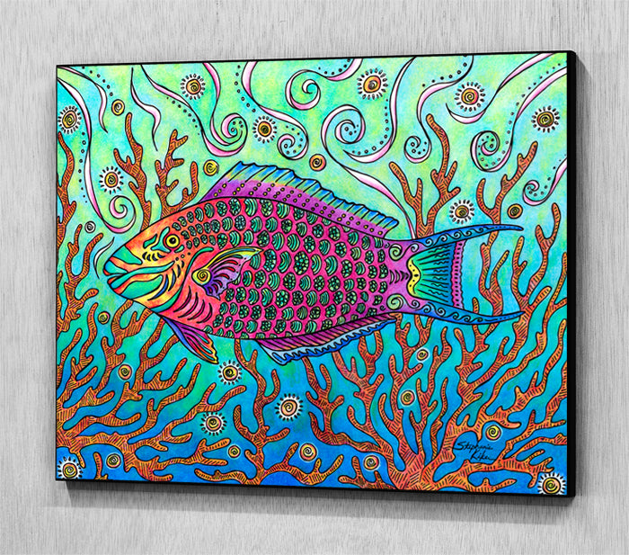 Parrotfish Wall Art Panel