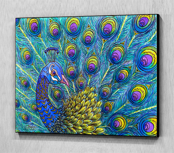 Peacock Wall Art Panel