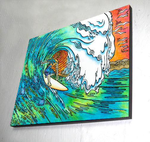 Surf Check Wall Art Panel