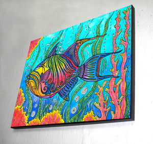 Trigger Fish Wall Art Panel