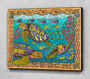 Turtle Time Wall Art Panel
