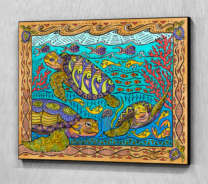Turtle Time Wall Art Panel