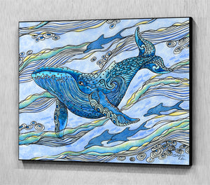 Whale Watch Wall Art Panel