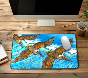 Wings over Waves Desk Mat