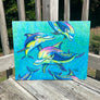 Rainbow Dolphins Wall Art