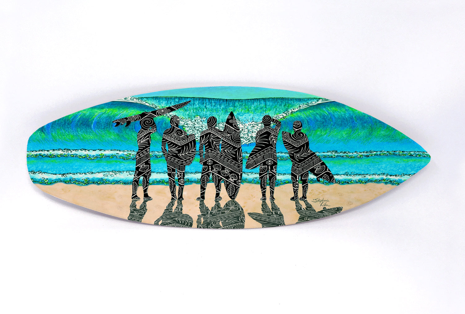 Surf Check Surfboard Wall Art – Stephanie Kiker Designs