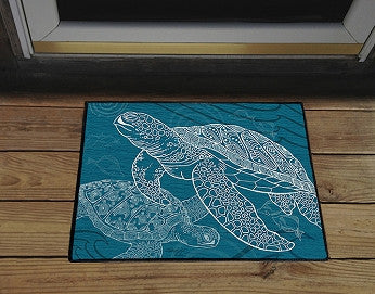 Sea Turtles One Color Door Mat