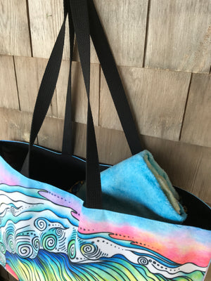 The Wave Beach Bag