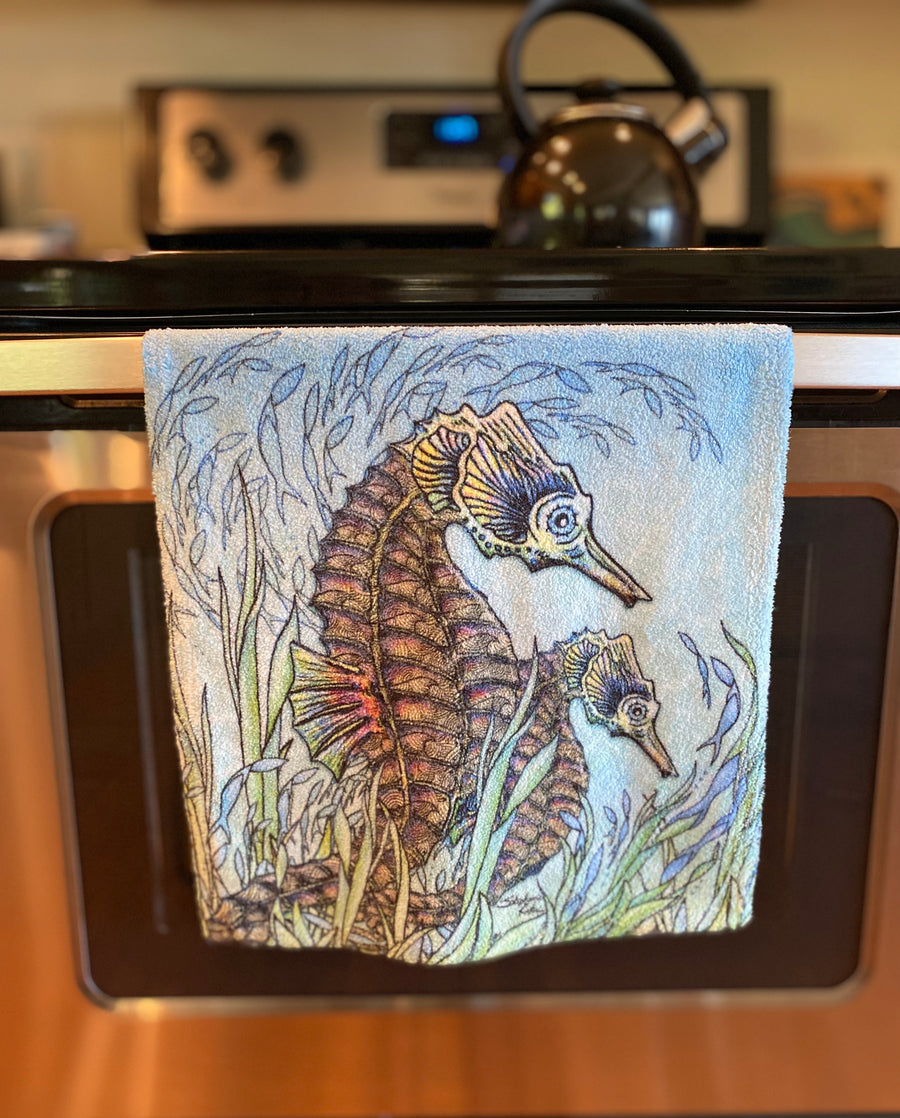 Seahorses Hand Towel