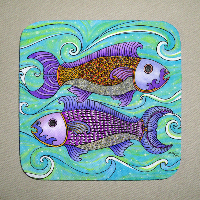 Two Fishes Coaster