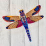 Red, Blue, Yellow Dragonfly- Dragonfly Shape