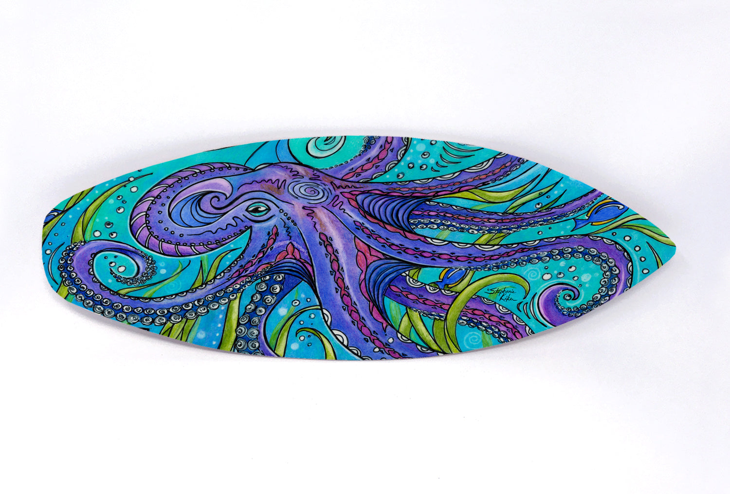 Octopus Surfboard Wall Art – Stephanie Kiker Designs