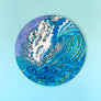 Ocean Life - Round Wood Wall Art