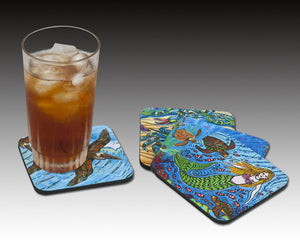 2 Sandpipers Coaster