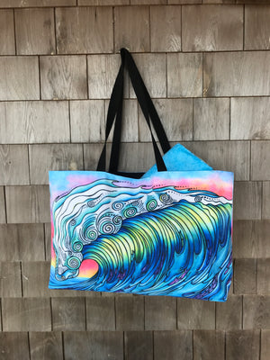 The Wave Beach Bag