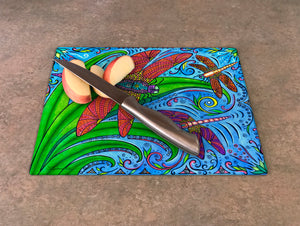 Dancing Dragonflies Cutting Board