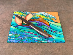 Dolphin Love Cutting Board