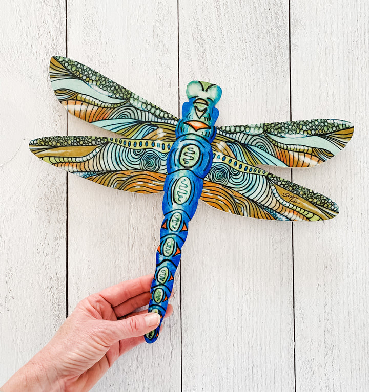 Blue Dragonfly - Dragonfly Shape