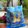Face to Face Tote Beach Bag