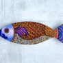 Fish Flowers - Fish Wood Wall Art