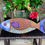 Fish Flowers - Fish Wood Wall Art