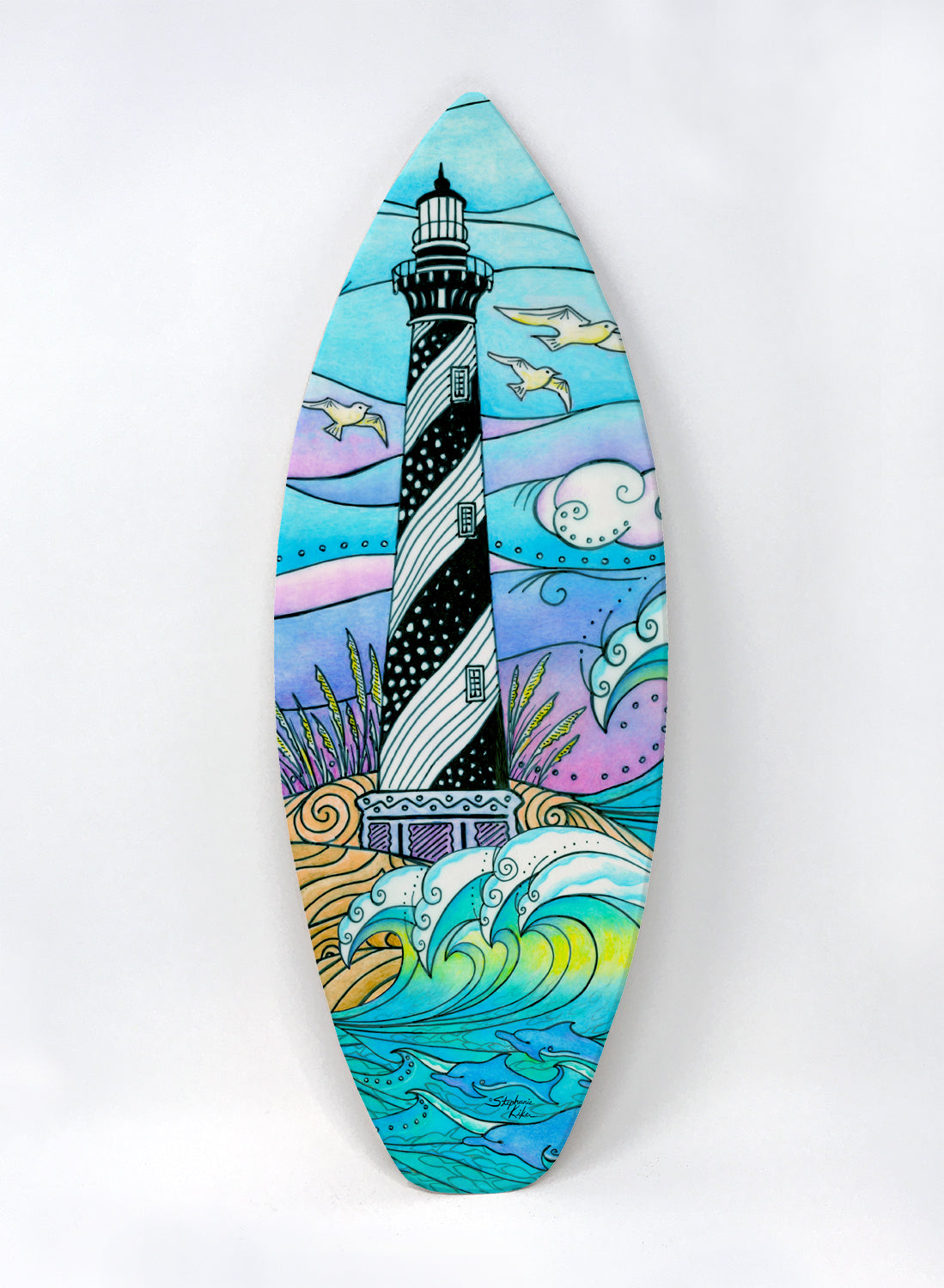 Surfboard artwork designs sales