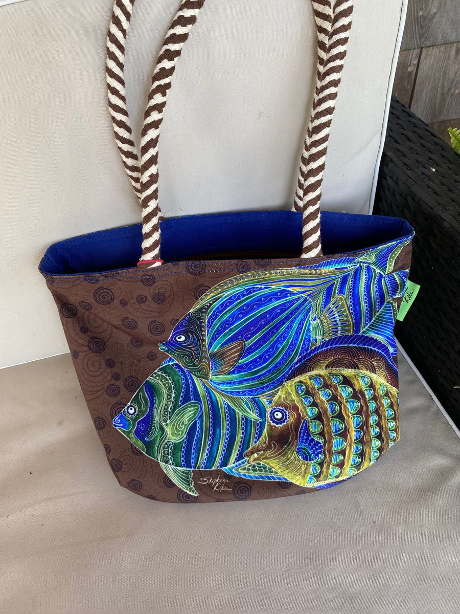 Fish School Small Handbag