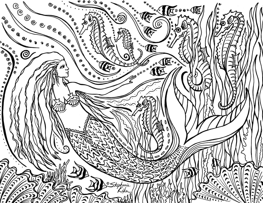 The Beach and Beyond Coloring Book