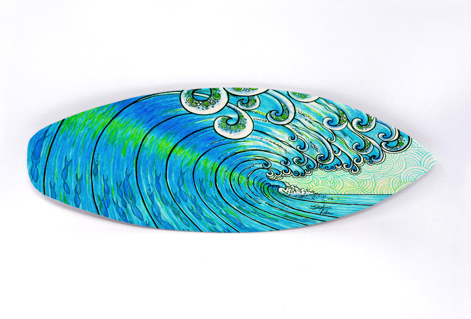 Party Wave Surfboard Wall Art – Stephanie Kiker Designs