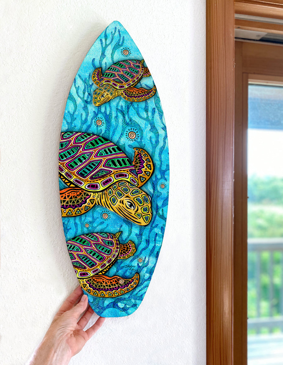 Primitive Loggerheads Surfboard Wall Art
