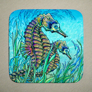 Seahorses Coaster