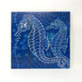 Seahorses One Color Wall Art