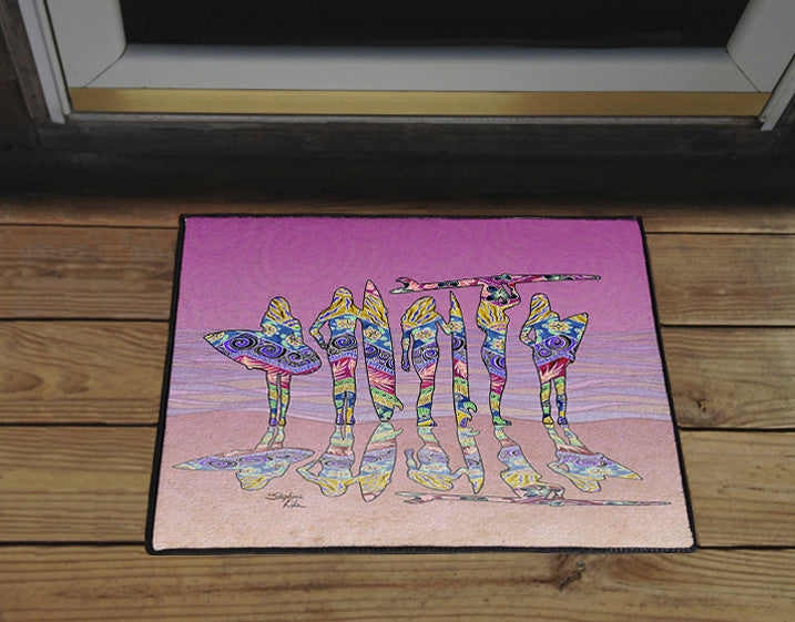 Surf Sisters Door Mat