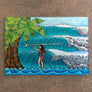 Surfer Girl Cutting Board