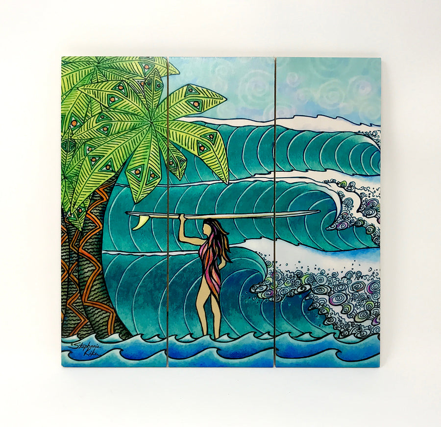 Surfer Girl Wall Art