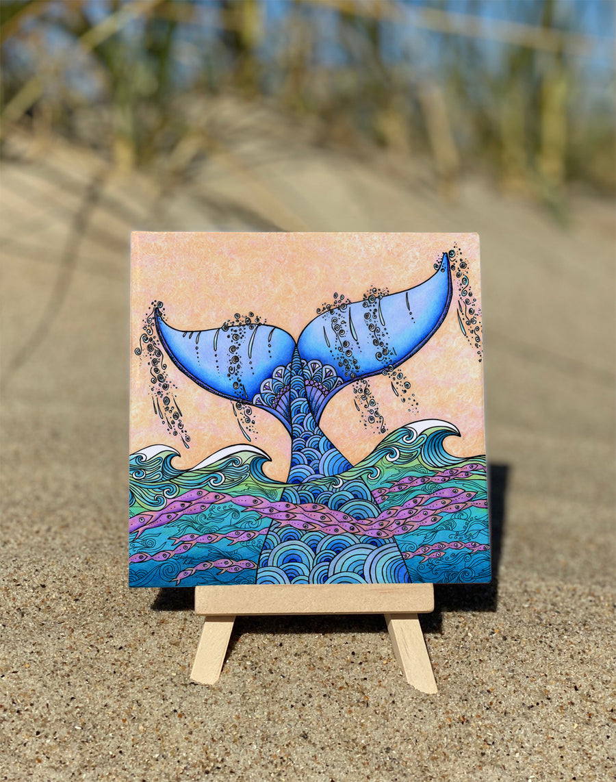 Tails of the Sea Ceramic Tile