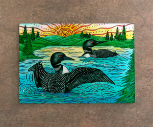 The Loons Cutting Board