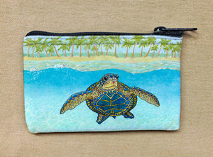Turtle Paradise Coin Bag