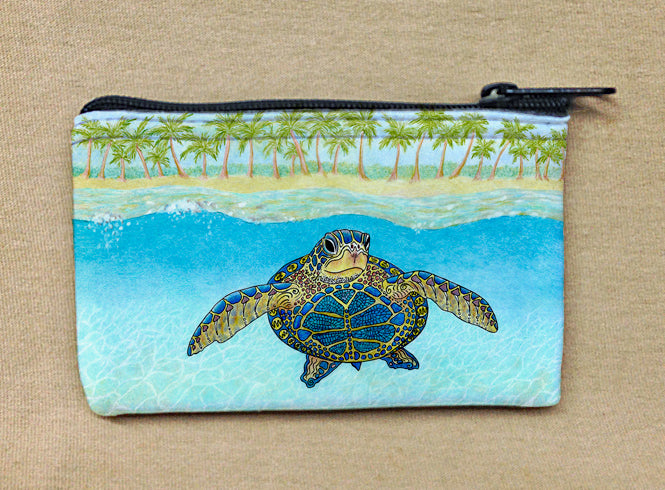 Turtle Paradise Coin Bag