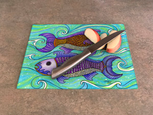 Two Fishes Cutting Board