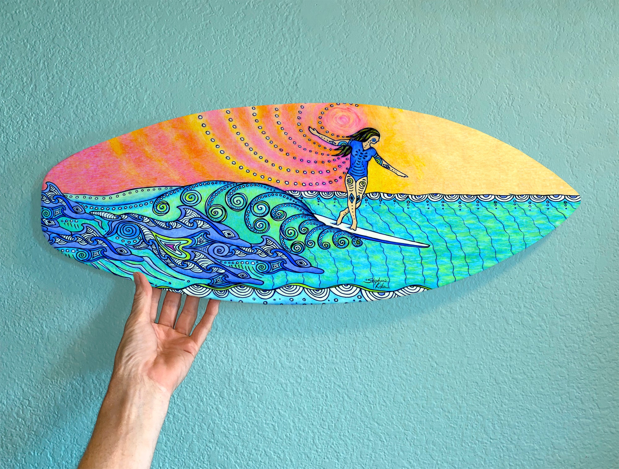 Mini surfboard wall decor new arrivals