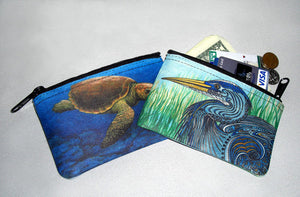Mermaid and Turtles Coin Bag