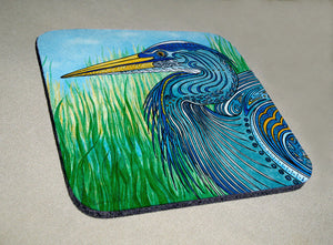 Great Blue Heron Coaster