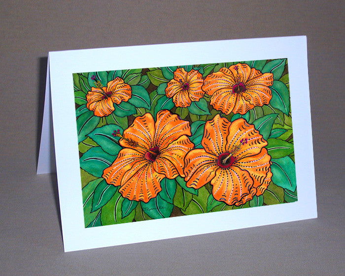 Hibiscus Notecard