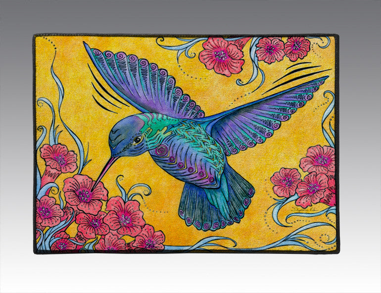 Hummingbird Door Mat