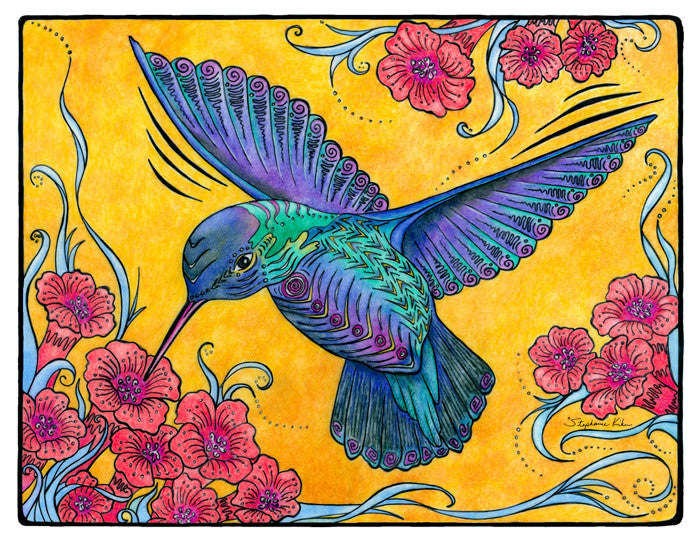 Hummingbird Print