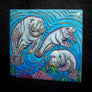Manatees Ceramic Tile